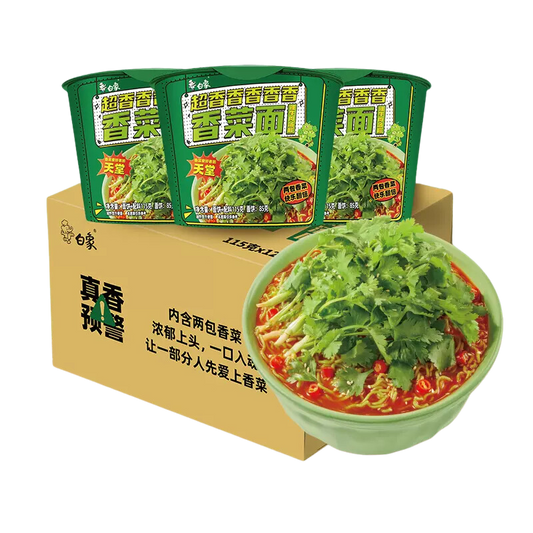 白象香菜面即食麵桶裝